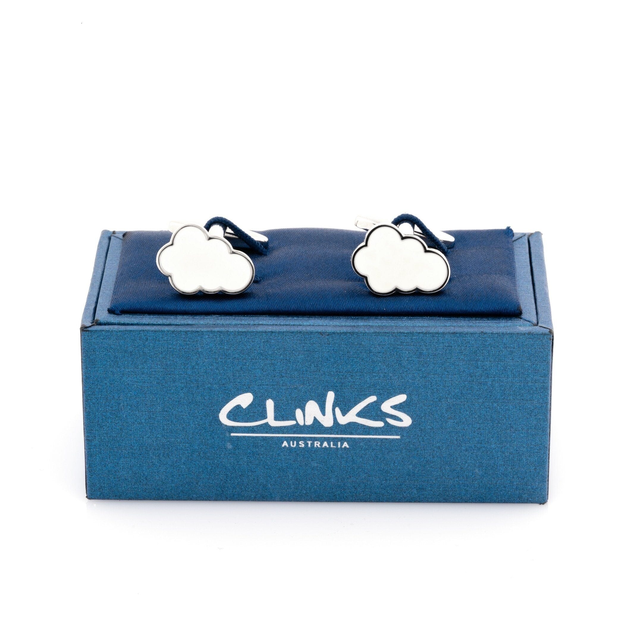 Cloud Cufflinks White Novelty Cufflinks Clinks Australia 