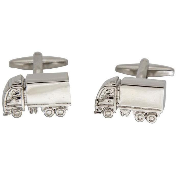 Silver Truck Cufflinks Novelty Cufflinks Clinks Australia Silver Truck Cufflinks 