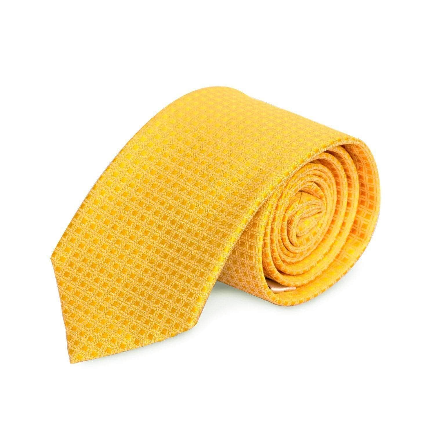 Yellow Square MF Tie Ties Cuffed.com.au 
