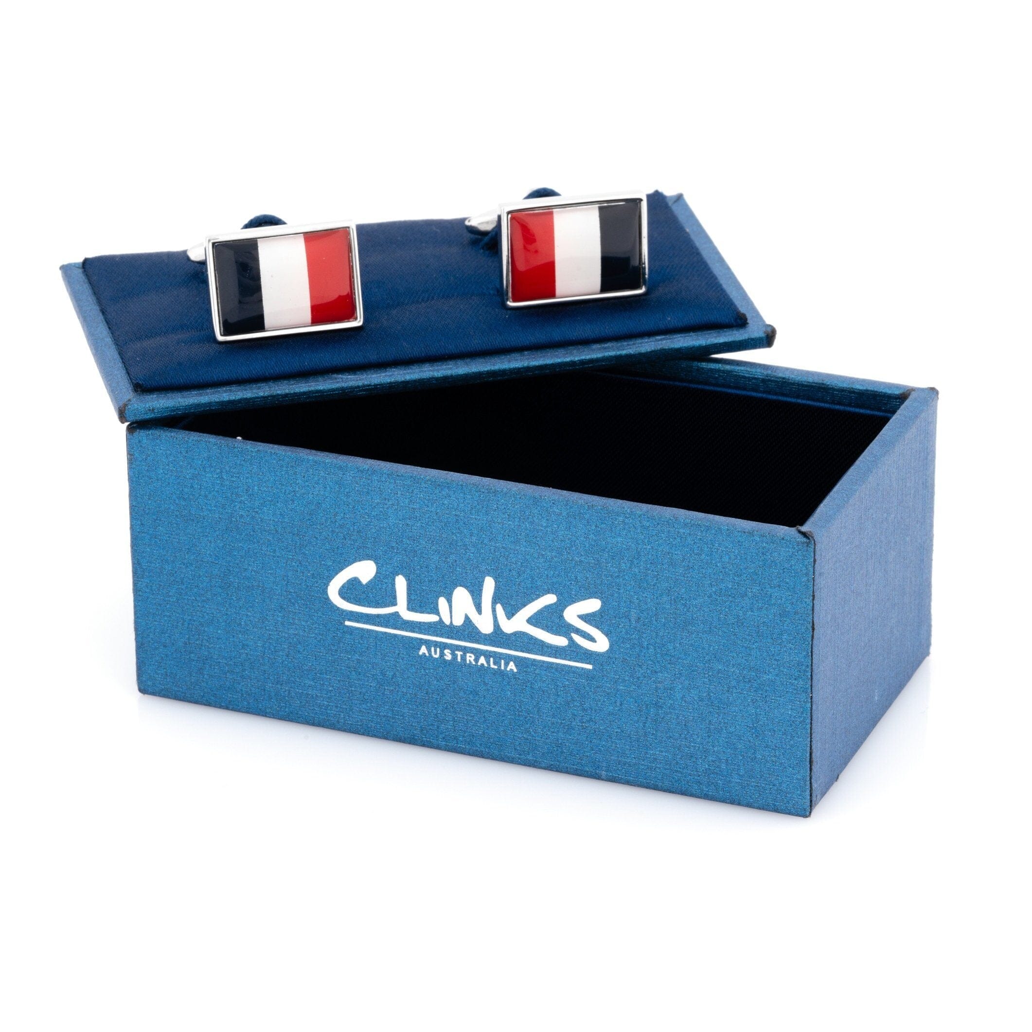 Flag of France - French Flag Cufflinks Novelty Cufflinks Clinks Australia 