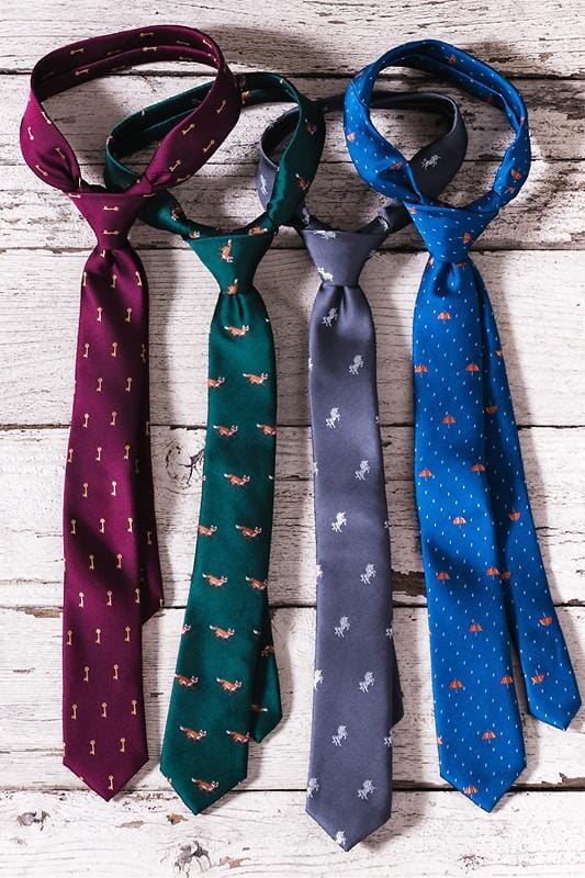 Umbrellas Skinny Tie Ties Clinks Australia 