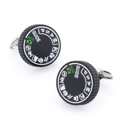 DSLR Camera Dial Cufflinks