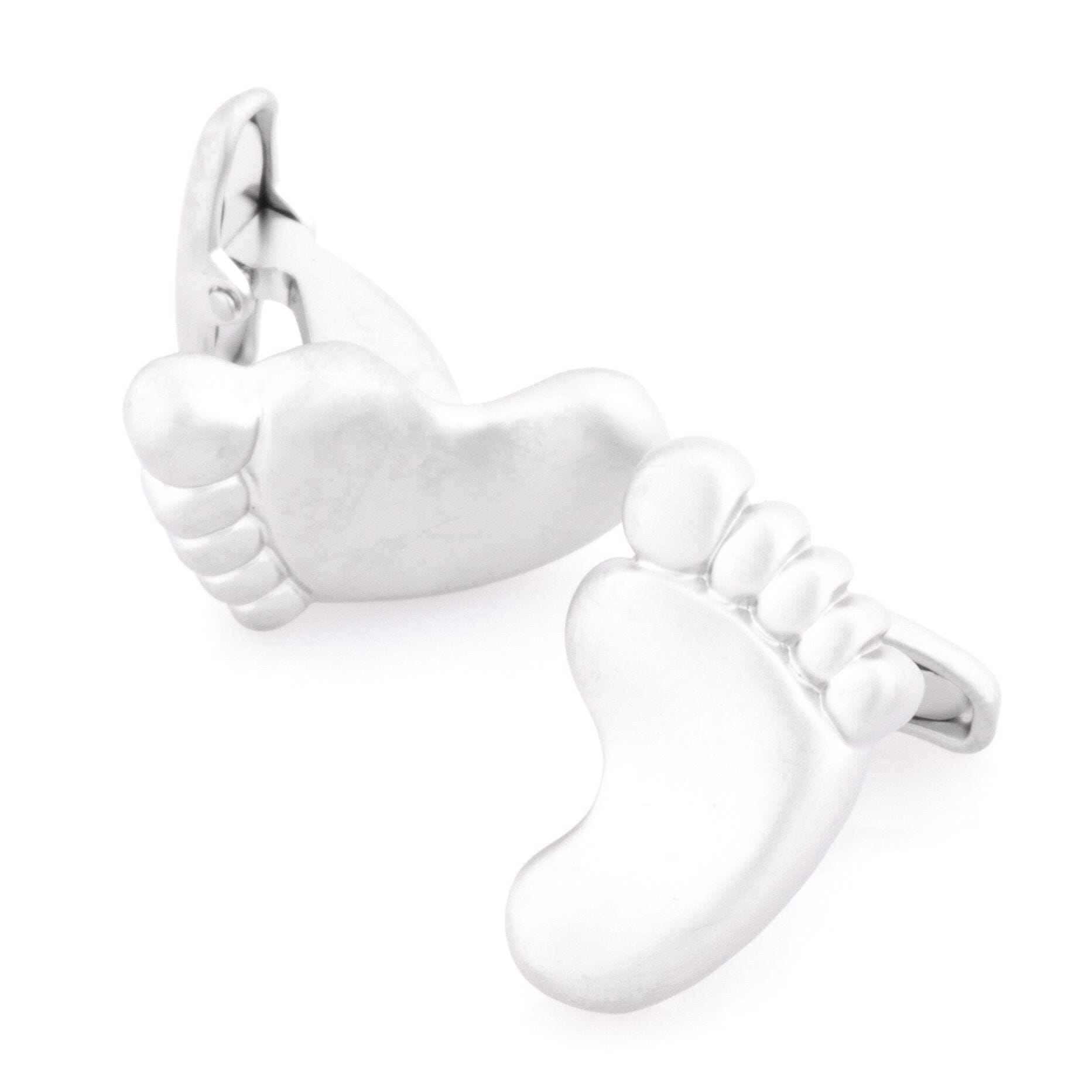 Baby Feet Cufflinks Silver Cufflinks Clinks Australia 