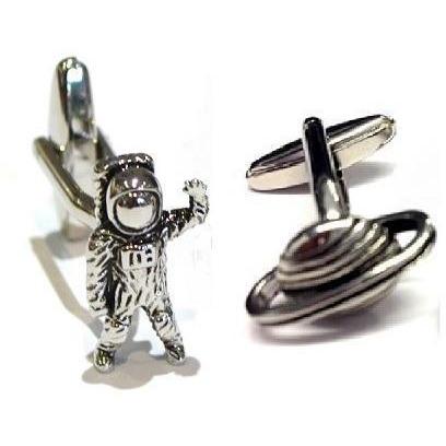 Astronaut and Planet Cufflinks