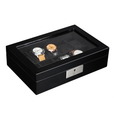 10 Slots Wooden Storage Watch box
