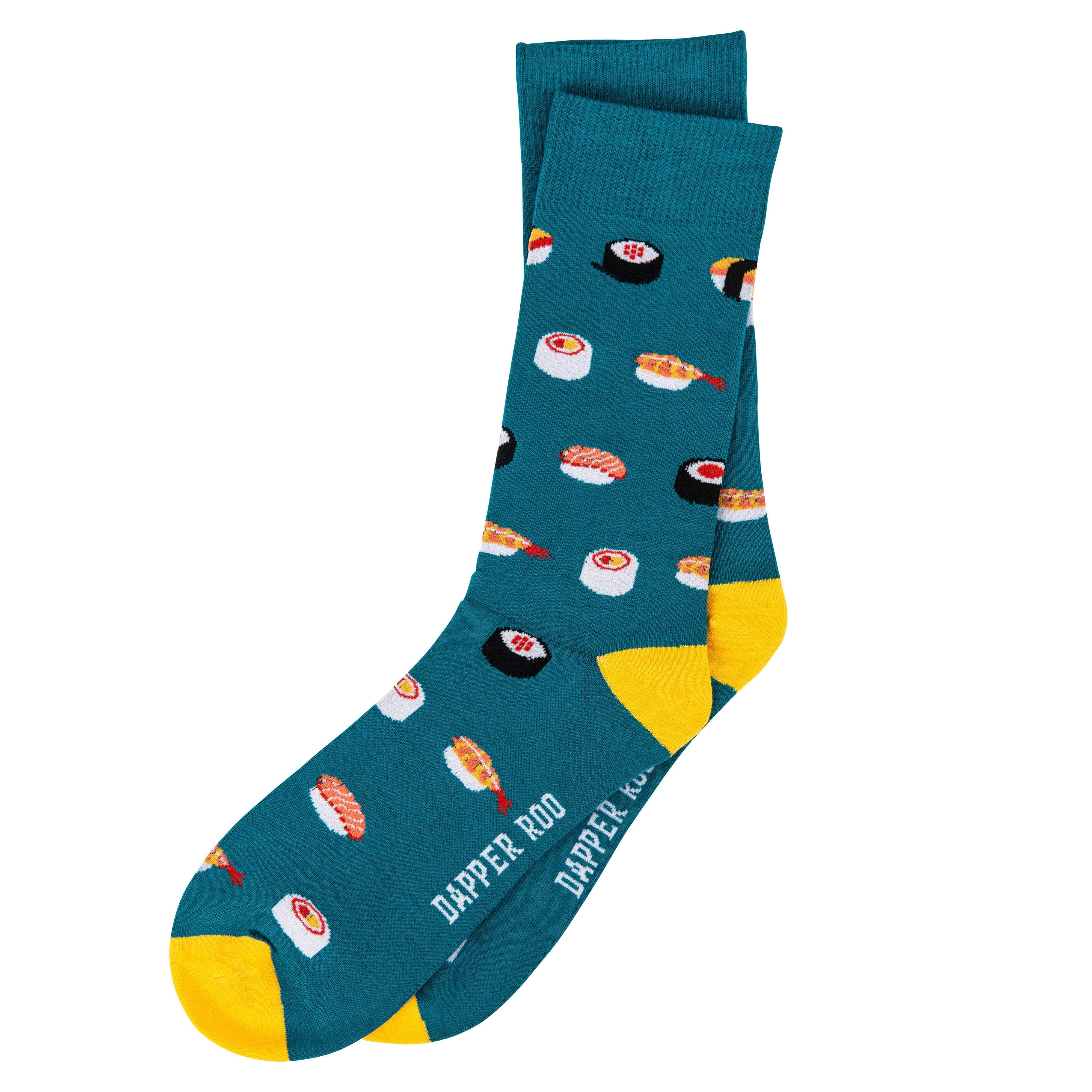 Succulent Sushi Bamboo Socks by Dapper Roo Socks Dapper Roo 