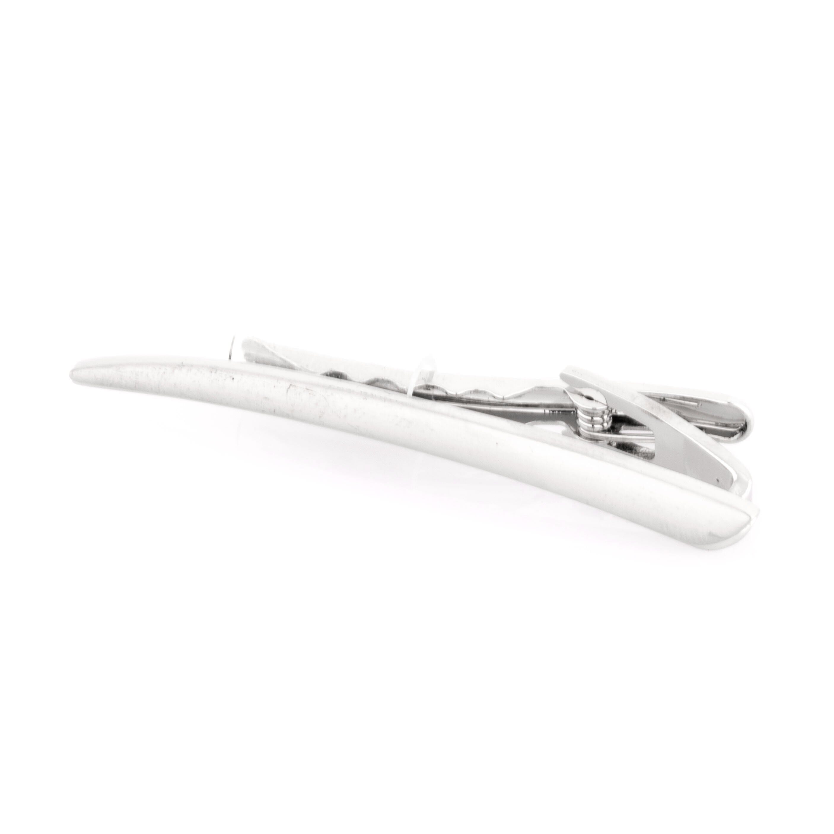 Brushed Curve Tie Clip Tie Clips Clinks Australia Brushed Curve Tie Clip 