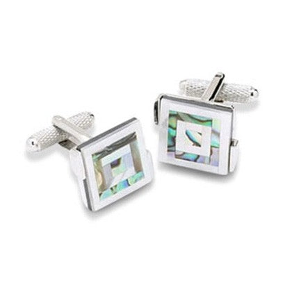 Mother of Pearl Natural Shell Cufflinks