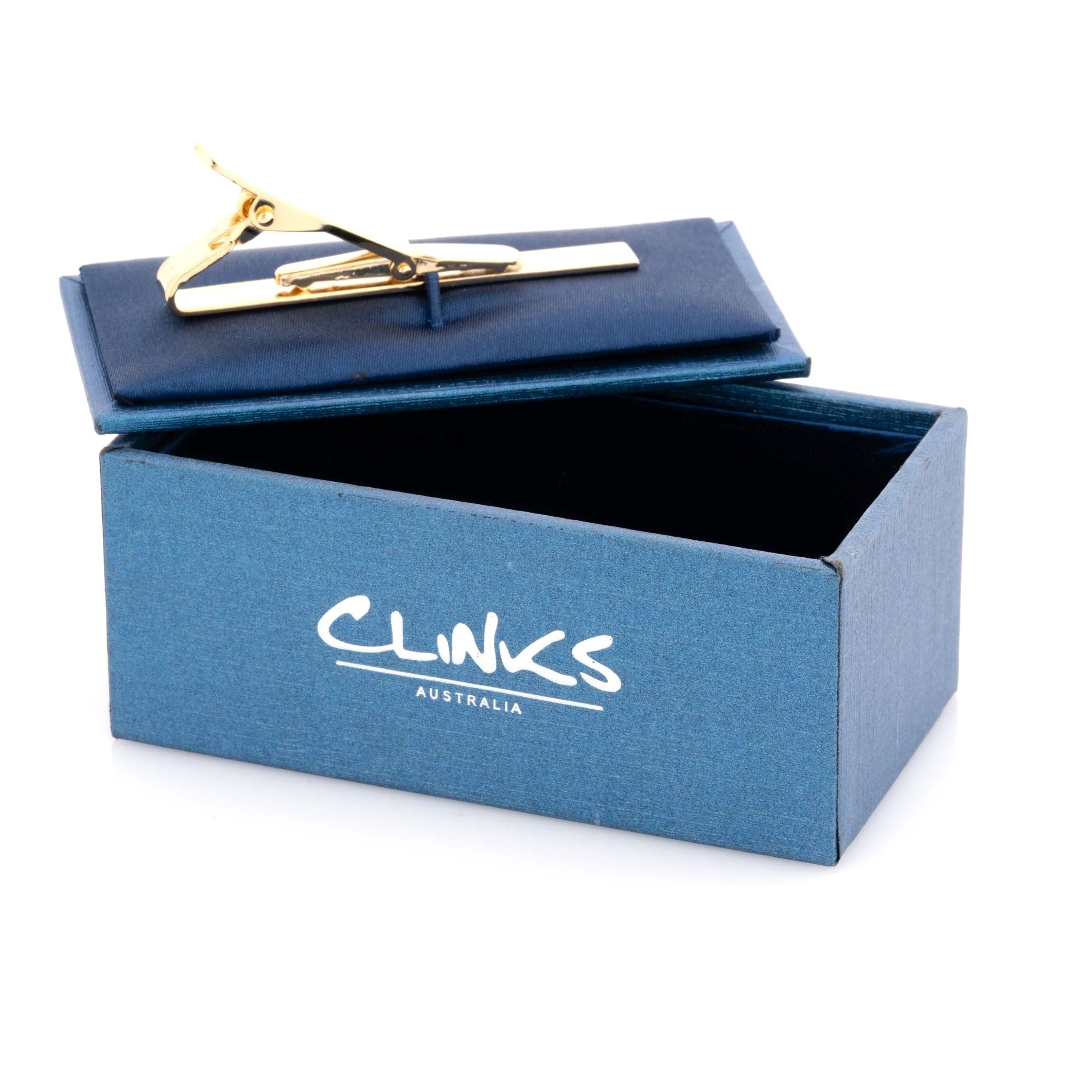 Shiny Gold Tie Clip 55mm Tie Clips Clinks Australia 