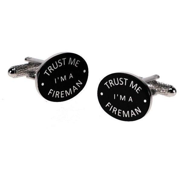 Trust Me I'm a Fireman Cufflinks