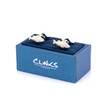 Two Tone Carp Fish Cufflinks