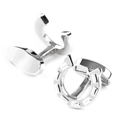 Silver Horseshoe Cufflinks